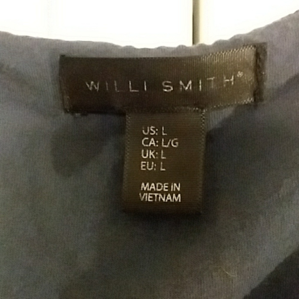 5 for $20! Willi Smith Blue Sleeveless Dress - Picture 5 of 7